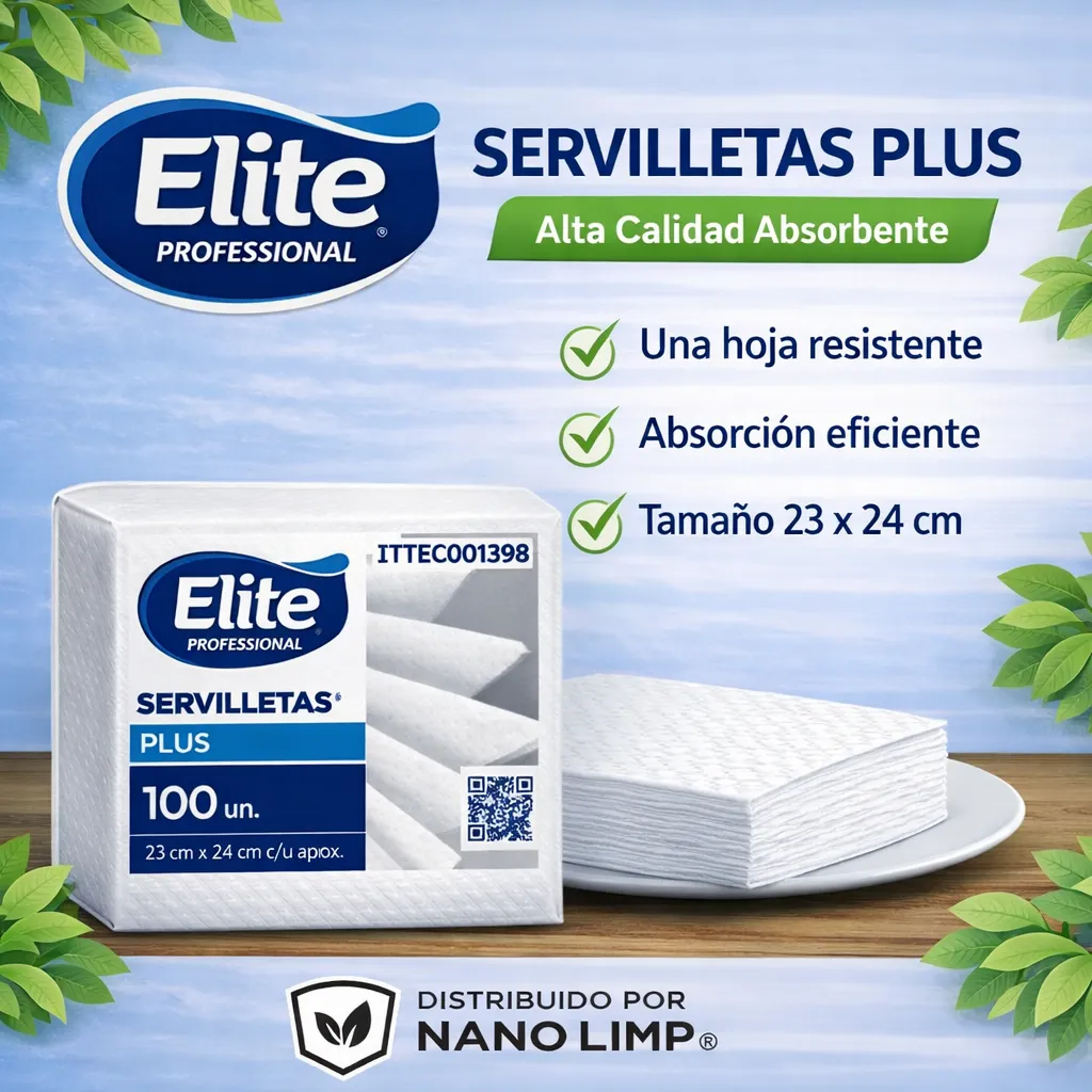 SERVILLETAS-BLANCAS ELITE 