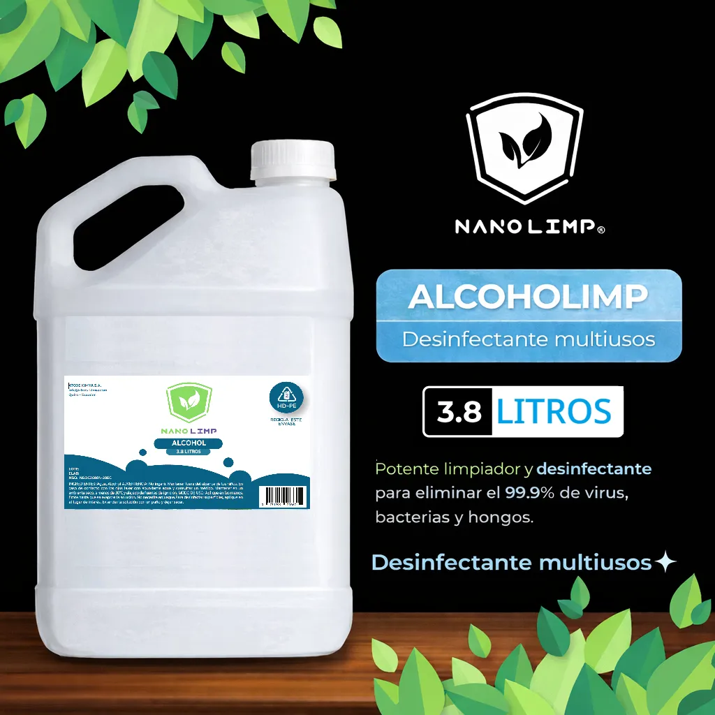 [PTA3800ML] DESINFECTANTE - ALCOHOLIMP 3.8L