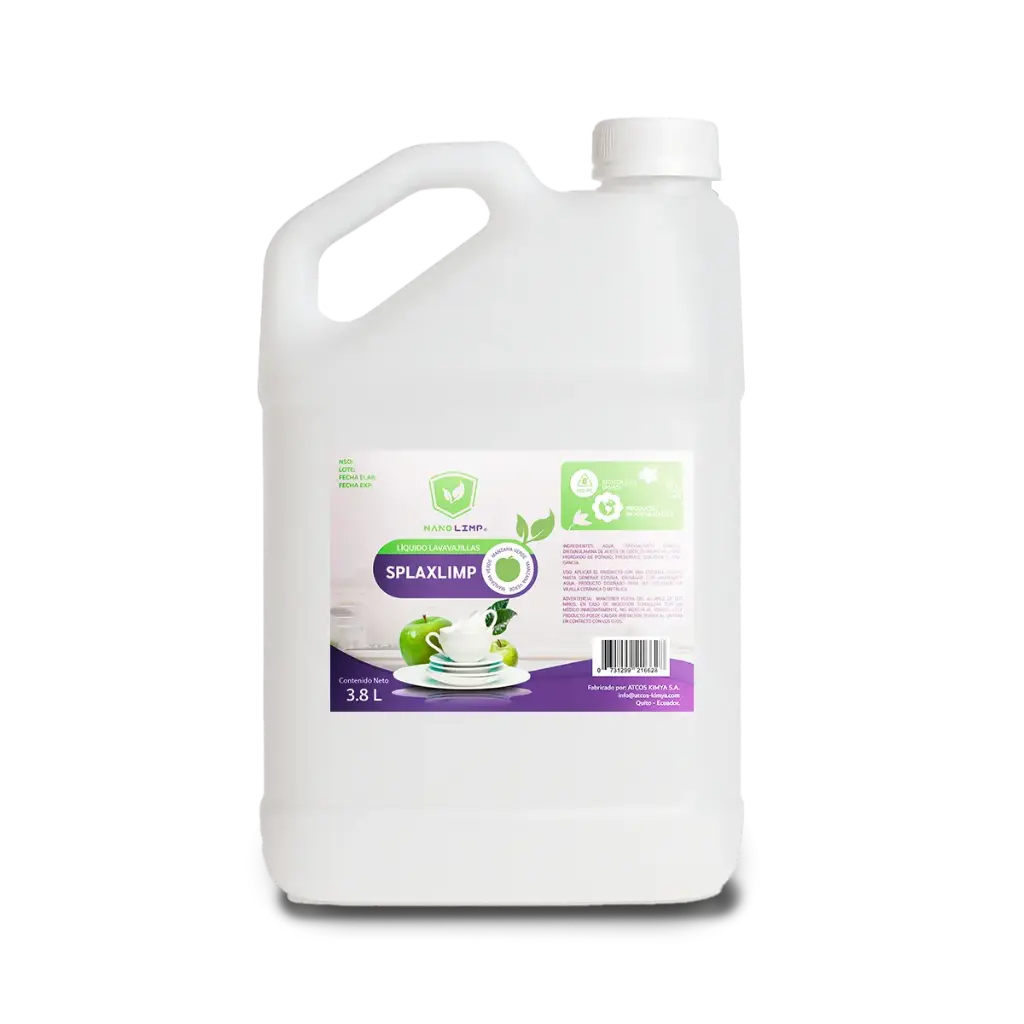LAVAVAJILLAS LÍQUIDO -SPLAXLIMP 3.8L